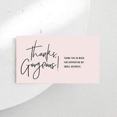 Generic Thank You Cards